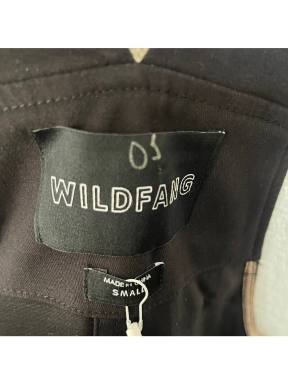 Wildfang Overalls Womens Small Essential Overall Black Denim Pockets NEW - Picture 3 of 6